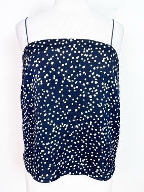 PRINCESS POLLY BLACK WHITE PATTERN SLEEVELESS TANK TOP WOMENS SZ 6